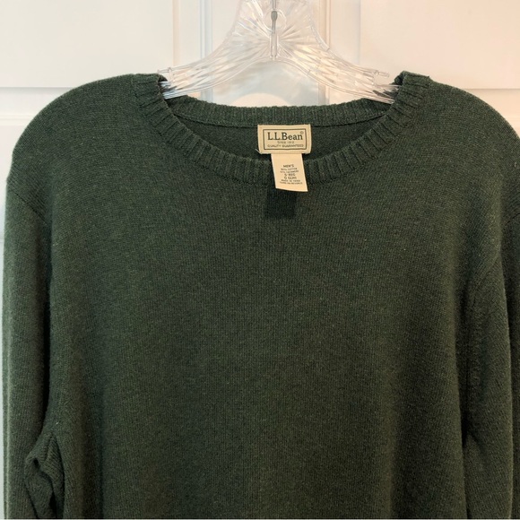 L.L. Bean Sweaters Llbean Mens Cotton Cashmere Sweater Poshmark